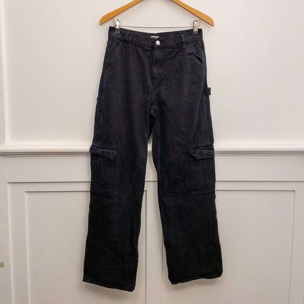 Playboy X Pacsun Black Cargo Jeans